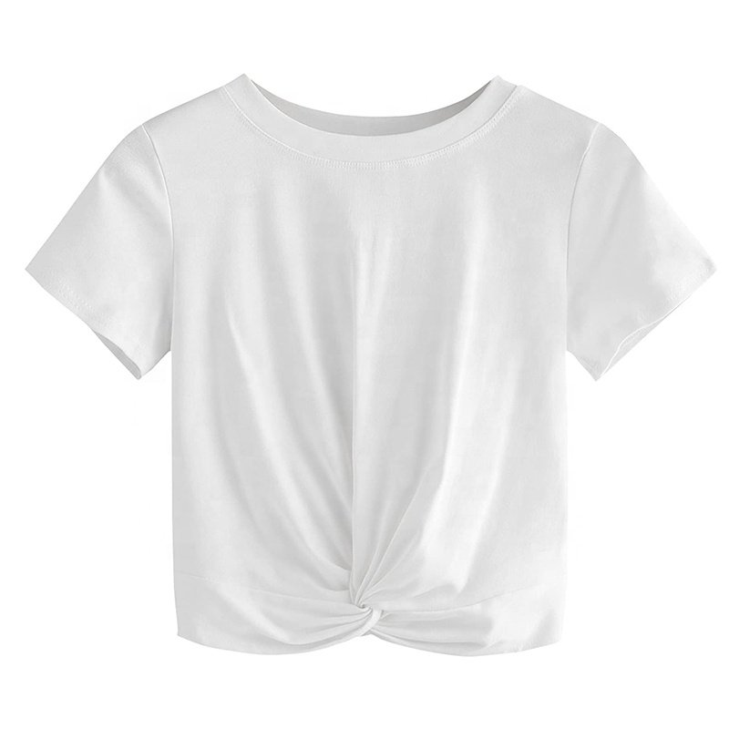 Women Crop Top OEM Summer Casual Sleeveless cheap price high korean Custom Cotton O-neck Ribbed Crop Tank Top New