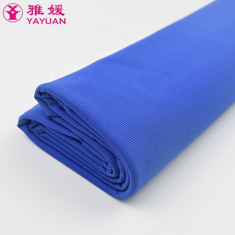 Wholesale jacquard rib 88% nylon 12% spandex swimwear underwear tank top polyamide elastane fabric nylon spandex fabric