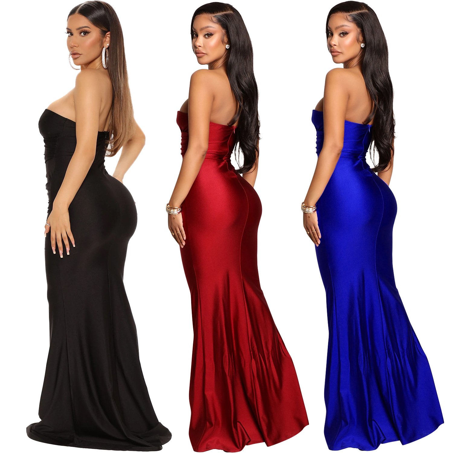Autumn Winter Women New Coming New Sexy Hip Wrap Off The Shoulder Lantern Sleeve Casual Knit Rib Dress