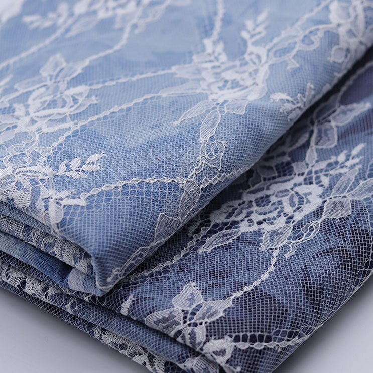 10 OZ Lace Composite Tie-Dye Washed Denim Fabric Clothing Fabric Bags Shoes And Hats Fabric
