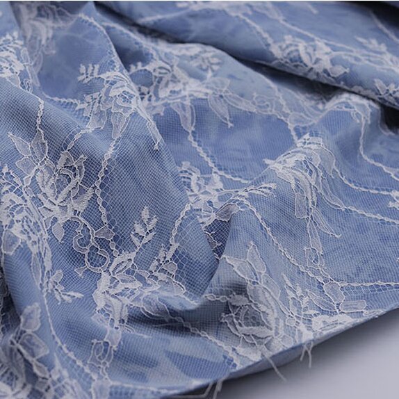 10 OZ Lace Composite Tie-Dye Washed Denim Fabric Clothing Fabric Bags Shoes And Hats Fabric