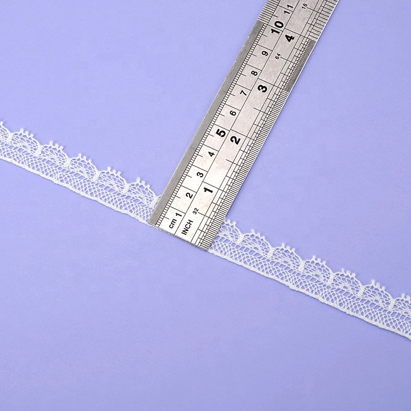 2023 New Decoration Custom Wholesale Factory Price Cotton Embroidery Wedding Lace Bridal Eyelet Guipure Lace Tape