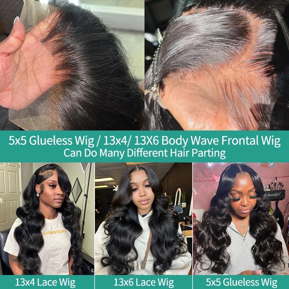Pre Pluck 13x4 Body Wave HD Lace Front Wigs Glueless Full HD Lace Frontal Wigs Virgin Raw Vietnamese Natural Human Hair Wig