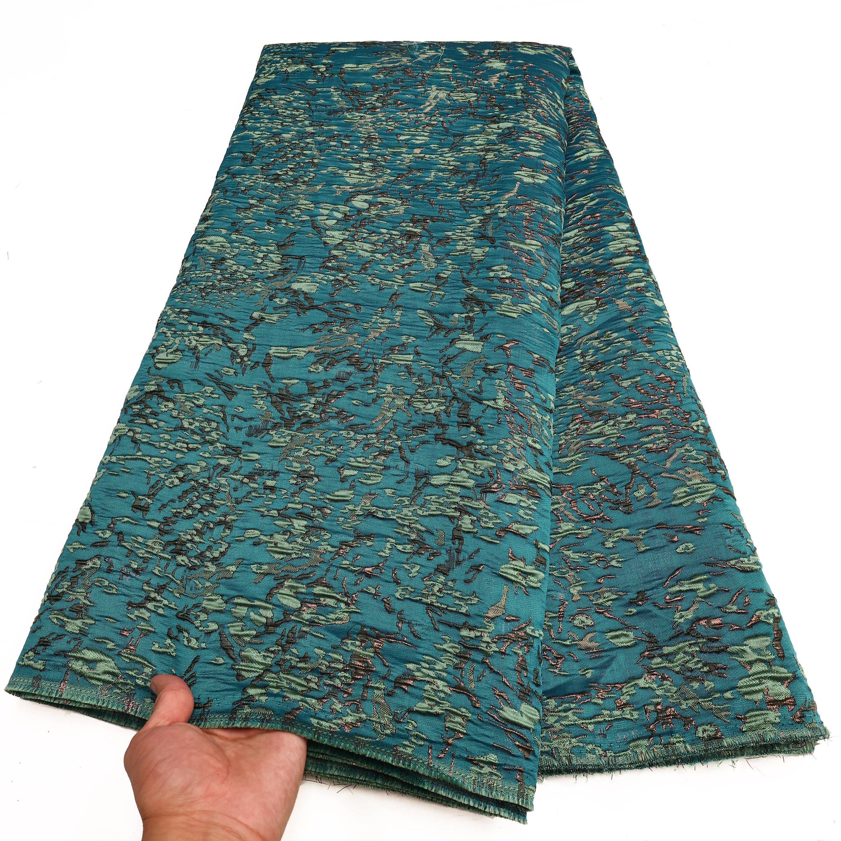 NI.AI Nigeria brocade fabric material for lady brocade lace fabric Beautiful jacquard damask fabric jacquard