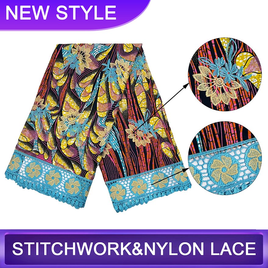 Purple Embroidery Bridal African Lace Fabric Manufacture African Sequin Embroidery Fabric African Embroider Fabric
