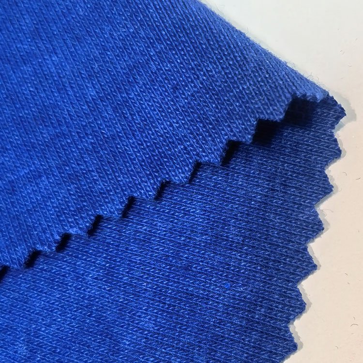 Factory customized knitted 75%polyester 25%cotton 1*1 tubular rib fabric for t-shirt,blouse