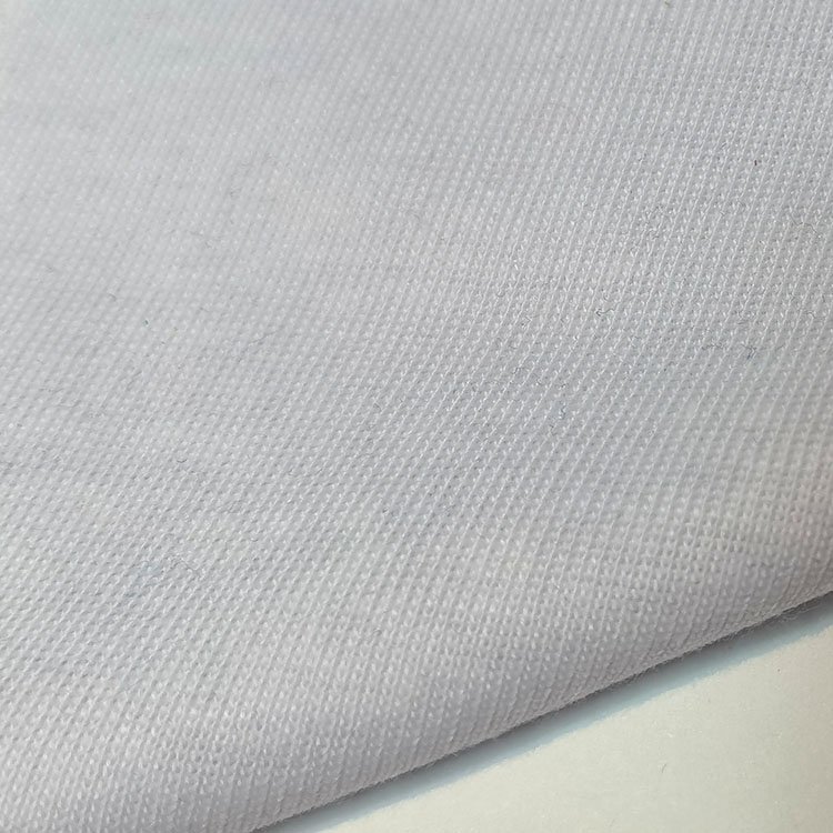 Factory customized knitted 75%polyester 25%cotton 1*1 tubular rib fabric for t-shirt,blouse