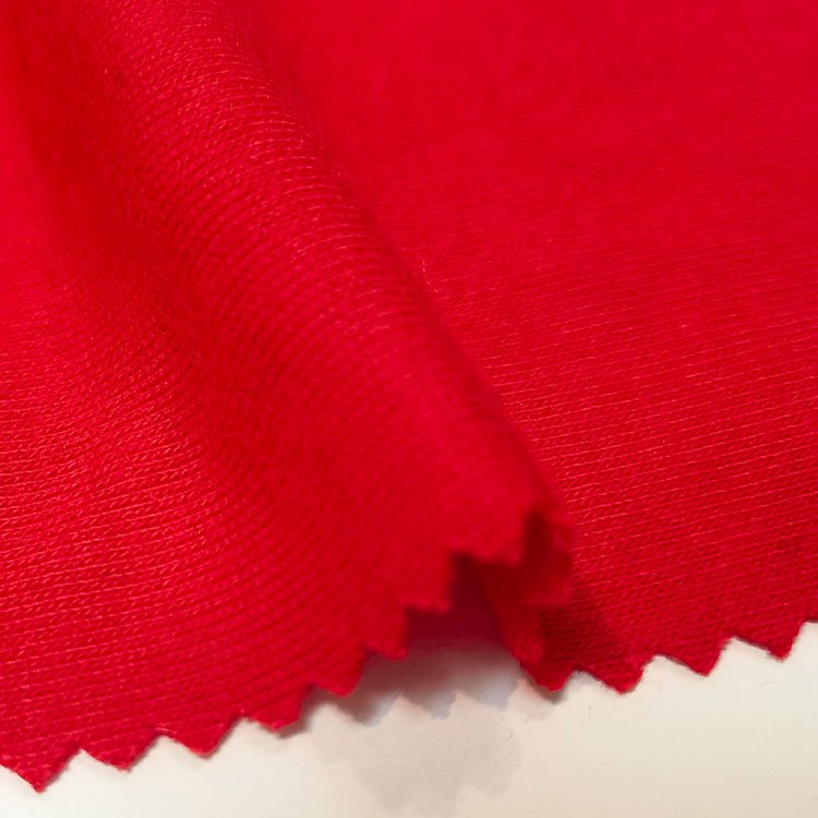 Factory customized knitted 75%polyester 25%cotton 1*1 tubular rib fabric for t-shirt,blouse