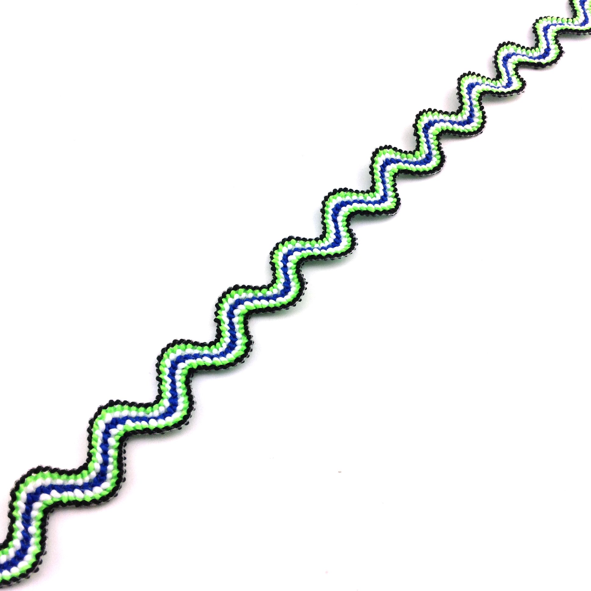colorfu ric rac ribbon tape zig zag lace trimming ric rac trimming with colors strip zic zag tape for dress, bag