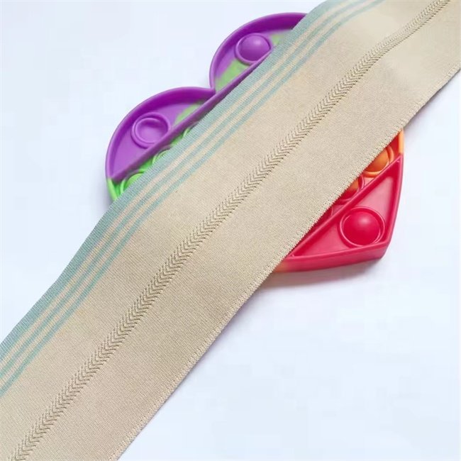 Custom Eco-friendly cotton thin jacquard rib trim collar