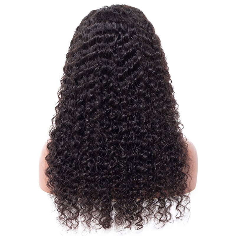 RXHAIR 12a 4x4 Hd Good Quality Latest Wholesale Hair Transparent Deep Curly Human Hair Wig Glue Vendors 40 Inch Full Lace Front