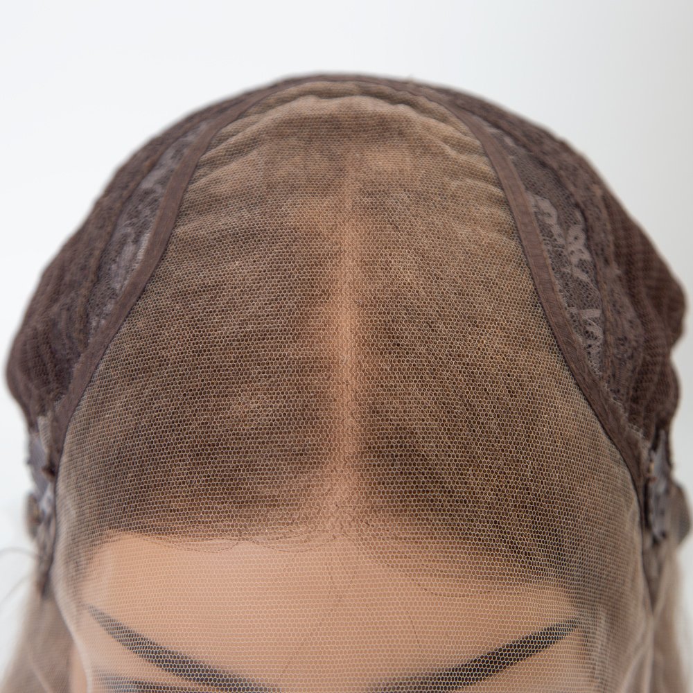 Beauty Color European Hair Single Knot HD Lace Wig 12-24 Inches Human Hair Wigs For White Women