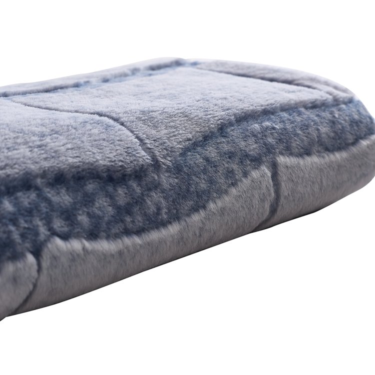 100% polyester fleece fabric embroidery winter print emboss rabbit long fur fabric luxury hometextile fabric supplier