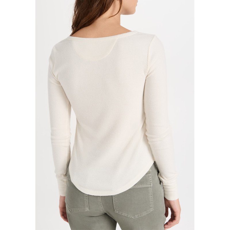 Ribbed knit long sleeve round neck button up pullover women spring autumn tops