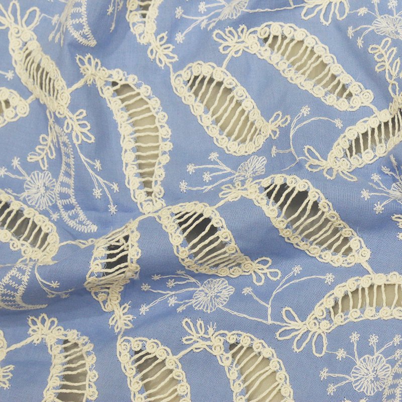 Fashion Women'S Fabric Wholesale Elegant Temperament Exquisite Embroidery Craft Fabric