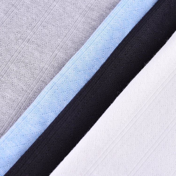 Soft feelings ribbed polyester rayon nylon knitted loop transfer 200GSM jacquard rib fabric for cardigan