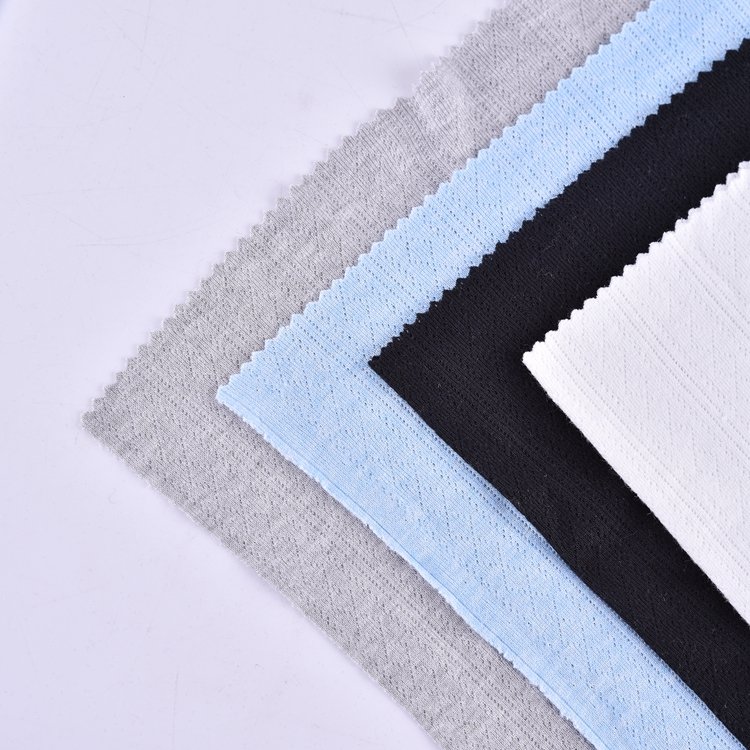 Soft feelings ribbed polyester rayon nylon knitted loop transfer 200GSM jacquard rib fabric for cardigan