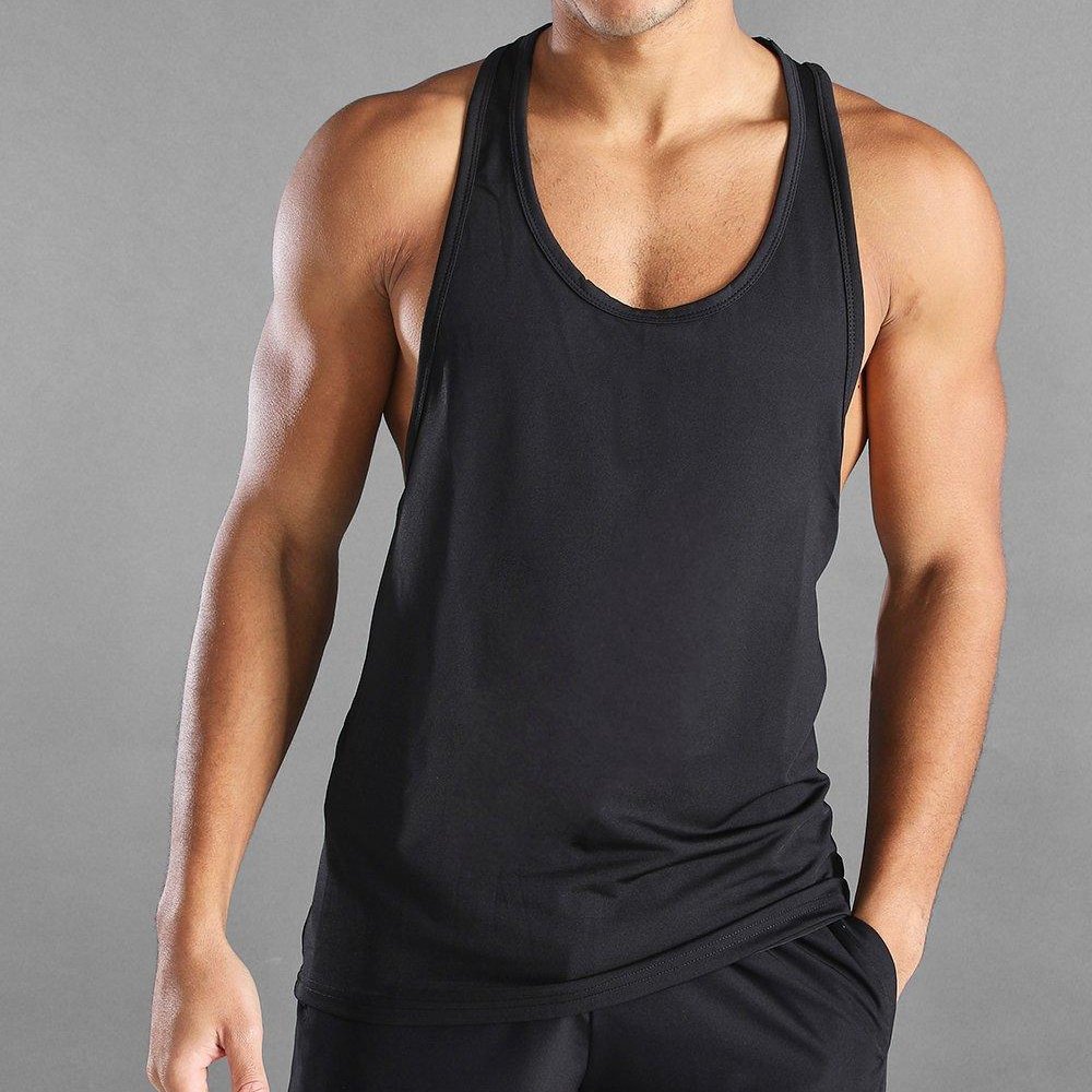 2024 High Quality Cotton Polyester Men's Tank Top OEM Custom Design Plus Size Running Usage Manufacturer Low Price