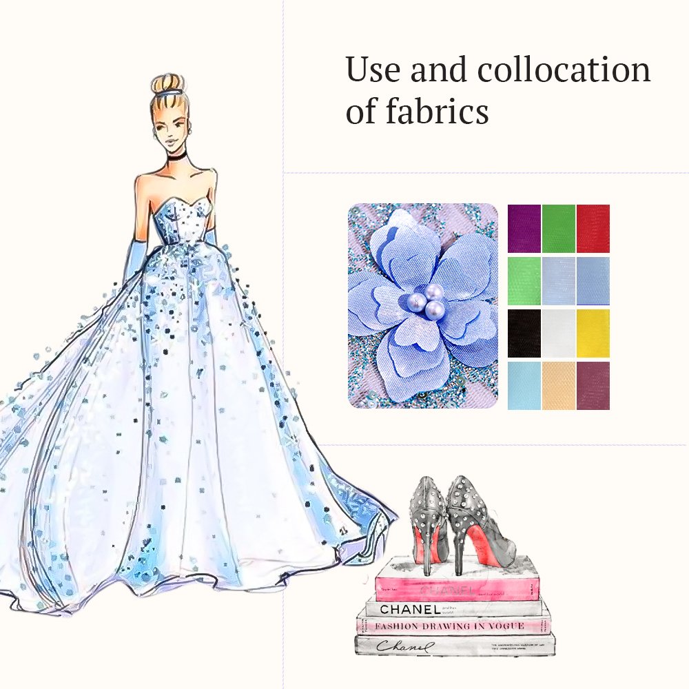 Hot Sale Colorful 3D Flower Lace Fabric Applique Glitter 3D Embroidery Fabric For quinceanera dresses