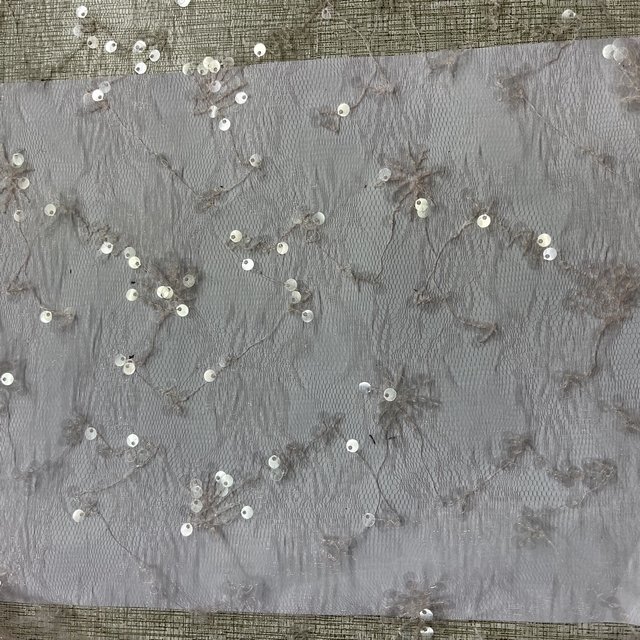 pink cheap soft very light lace tulle transparent sequins Embroidered Fabric For women Dress