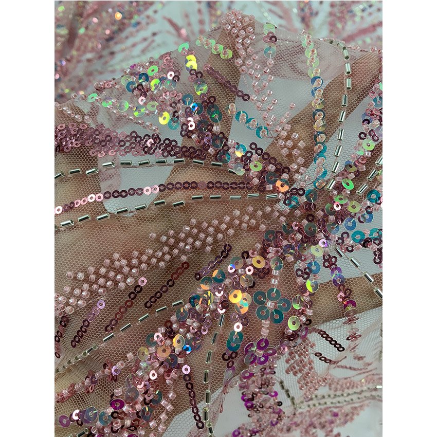 Embroidery Costume Applique Garment France Ankara Mesh Tulle Lace Bridal Sequins Jacquard Dress Jacquards Fabrics Woven Weft