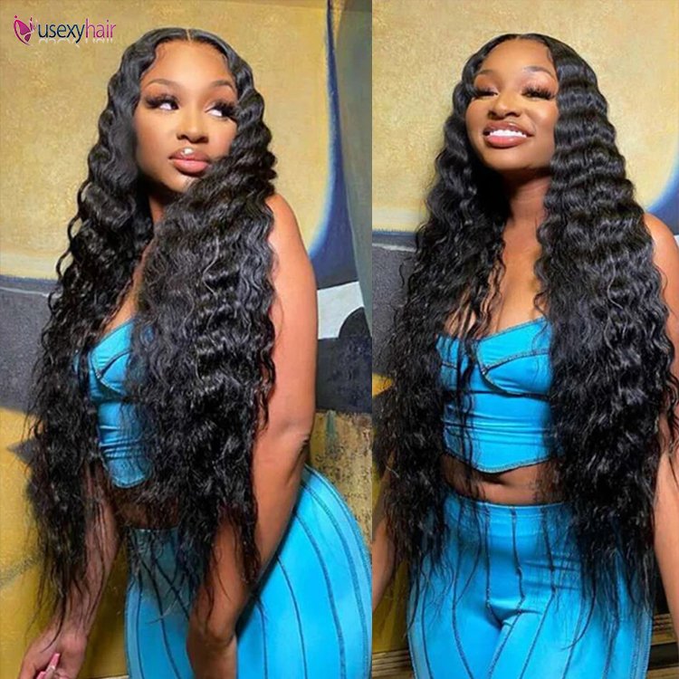 36 inch 13x6 hd lace frontal loose deep wave wigs buy raw indian temple hair wig pre bleached and plucked lace glueless wig