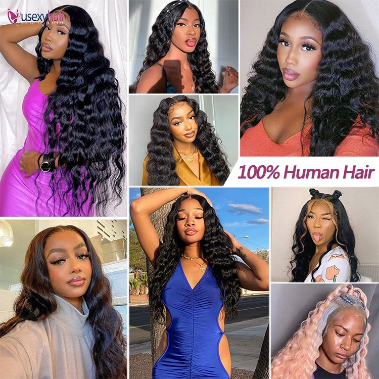 36 inch 13x6 hd lace frontal loose deep wave wigs buy raw indian temple hair wig pre bleached and plucked lace glueless wig