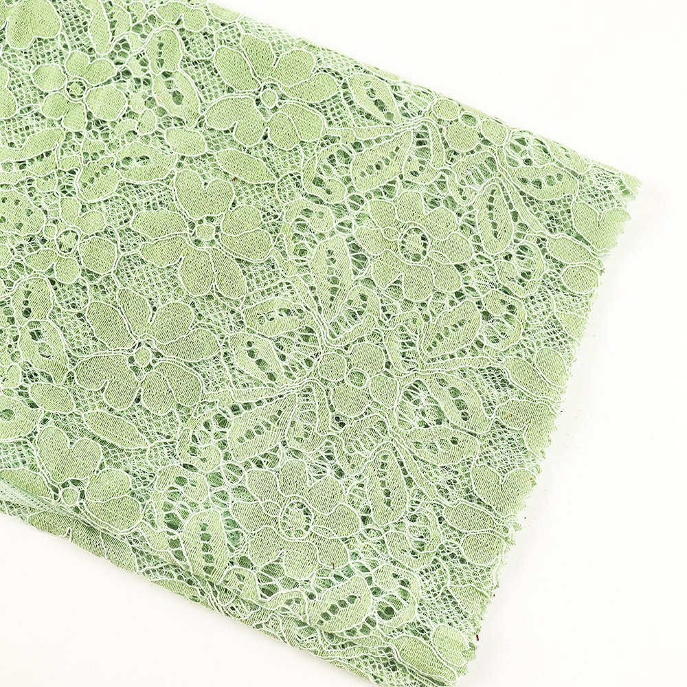 High quality embroidery lace fabric nylon cotton french lace fabric for dress