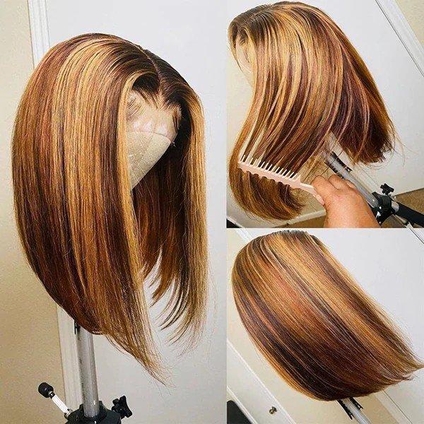 Cheap Bone Straight Short Bob Wigs Human Hair Lace Front Wigs For Black Women Raw Brazilian Full Hd Lace Frontal Wigs Human Hair