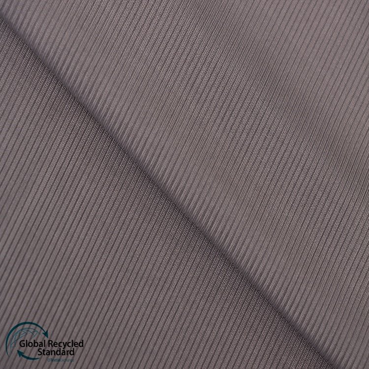 China Supplier Lady Cloth RPET Eco-friendly 2*2 Rib Fabric 94%Recycle Polyester 6%SP Ready-to-ship Goods 180gsm Recycling Fabric