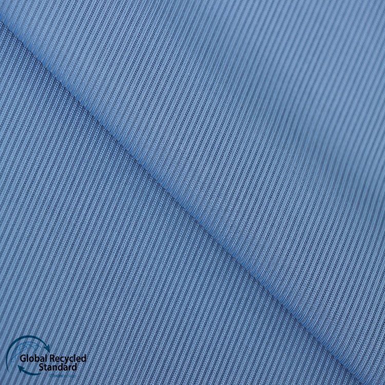 China Supplier Lady Cloth RPET Eco-friendly 2*2 Rib Fabric 94%Recycle Polyester 6%SP Ready-to-ship Goods 180gsm Recycling Fabric