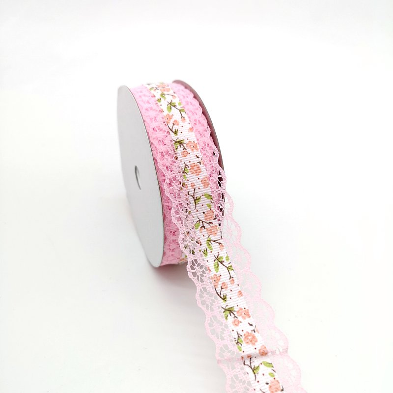 28mm Handmade Lace Ribbon Net Lace Trim Embroider Bow Crafts For Sewing Decoration Handicrafts