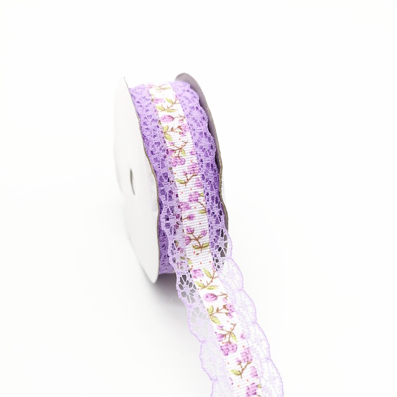 28mm Handmade Lace Ribbon Net Lace Trim Embroider Bow Crafts For Sewing Decoration Handicrafts