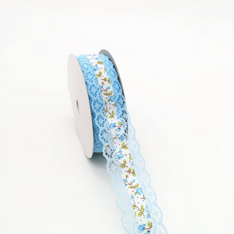 28mm Handmade Lace Ribbon Net Lace Trim Embroider Bow Crafts For Sewing Decoration Handicrafts