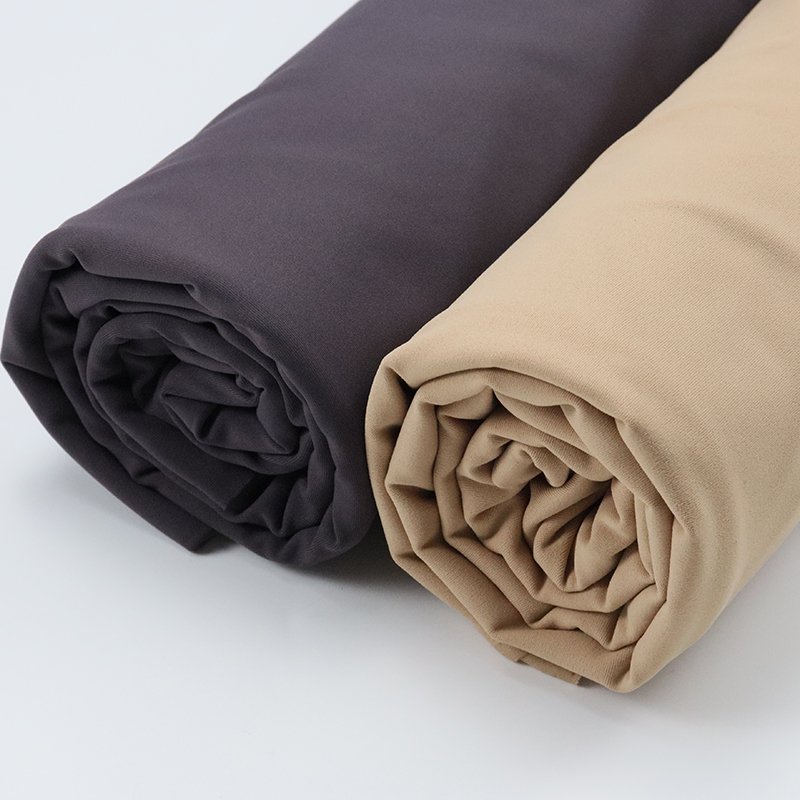 Chinese high-quality Nylon 75% spandex 25% leggings fabric, satin matte double-sided elastic yoga suit fabric