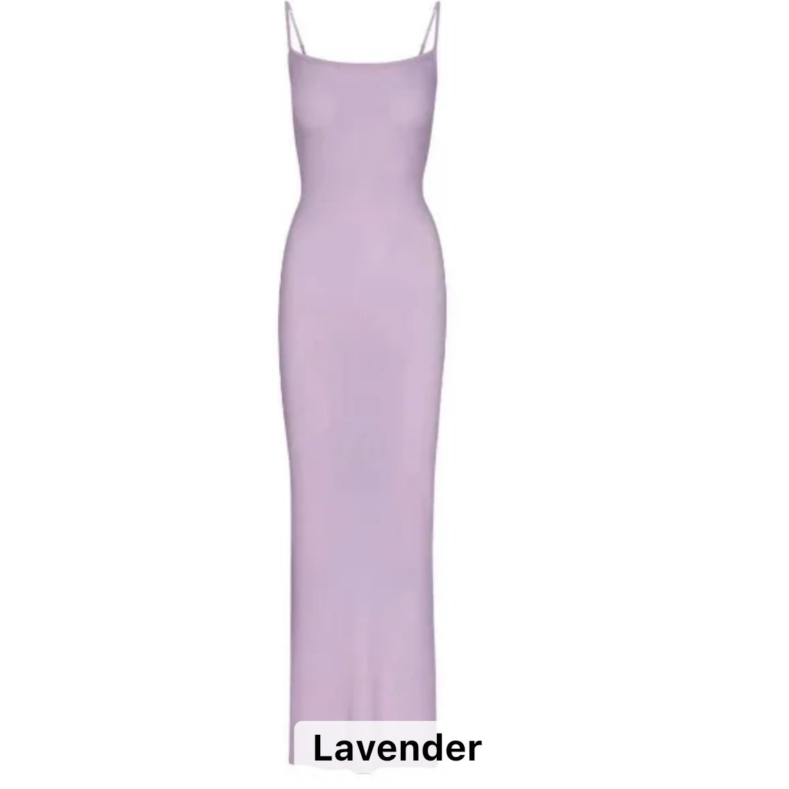 ZCcd2407092 New Design Tummy Control Built In Shapewear Long Bodycon Dress Women Casual Spaghetti Strap Square Ribbed Soft Maxi