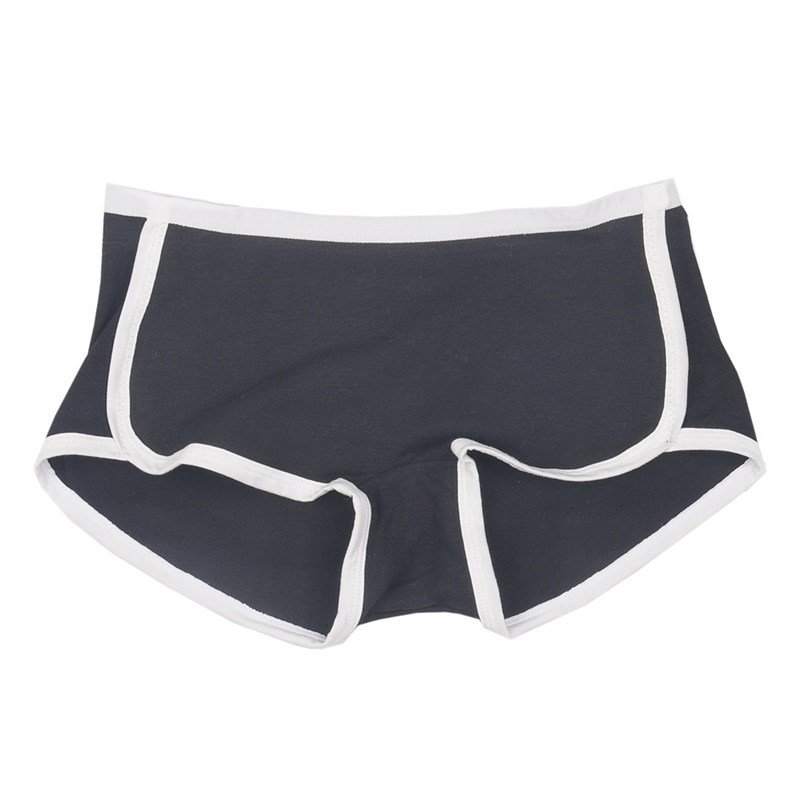 Best selling cotton seamless boyshort boxer ribbed boy short cotton ladies underwear women briefs panties