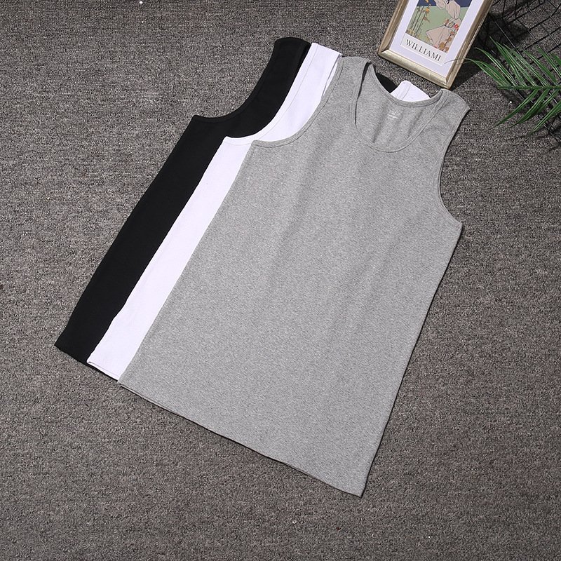 High Quality White Men's Cotton Rib Gym Tank Top Casual Fitness Sexy OEM ODM Breathable Vest Top For Man For Outdoor