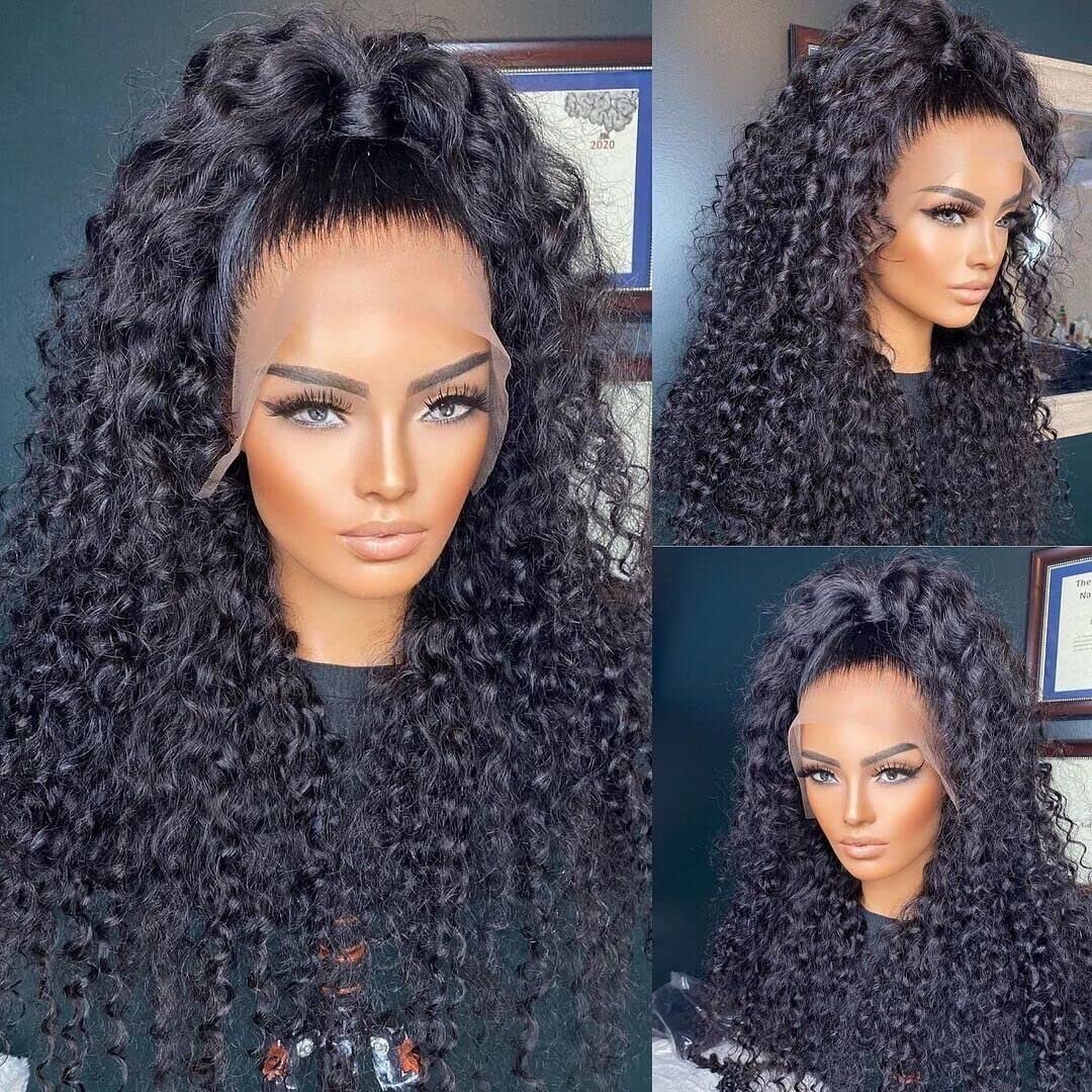 Cheap Deep Wave 13x6 Lace Front Human Hair Wigs Transparent Hd Lace Frontal Wigs 360 Full Lace Human Hair Wigs For Black Women