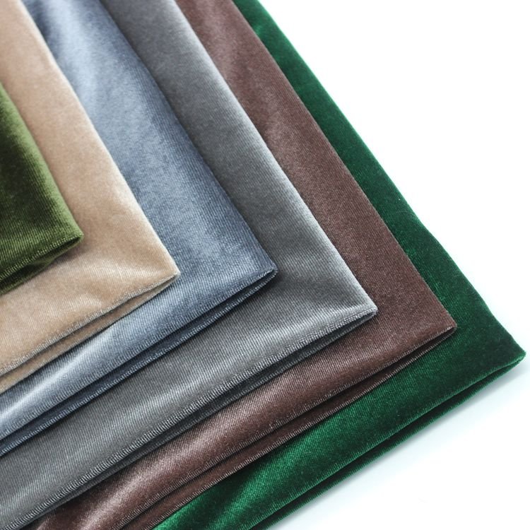 50D polyester 200g shiny velvet fabric korean velvet fabric velour fabric for garment toy hometextile curtain