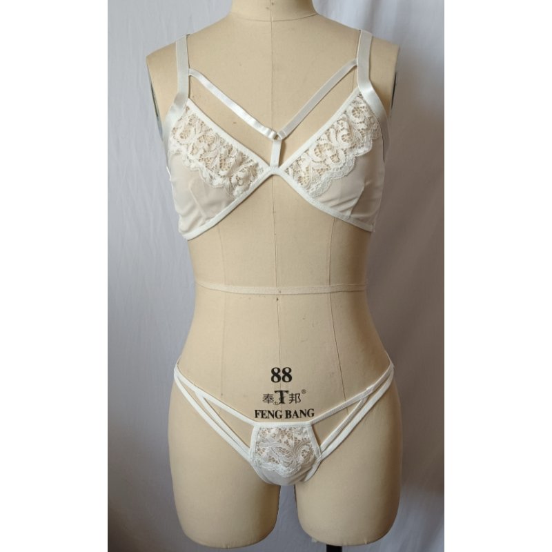 New Hot Erotic Set Women Lace Splicing Lace Sexy High Waist Thong Underwear