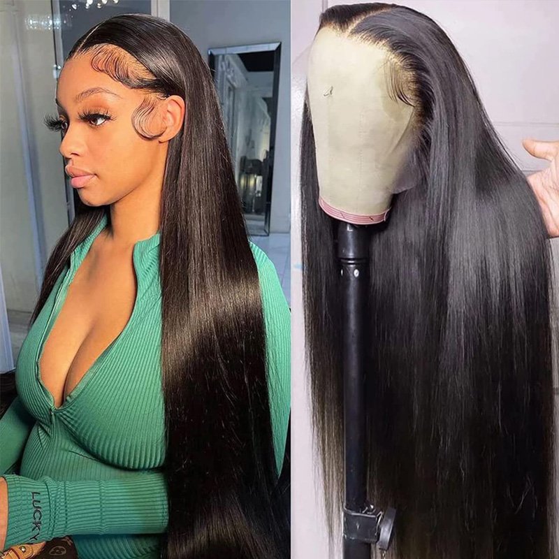 ZSF Hair Full Frontal Lace Human Hair Wigs Wholesale Brazilian Virgin Hair Lace Front Wig for Black Women Transparent Lace Wig