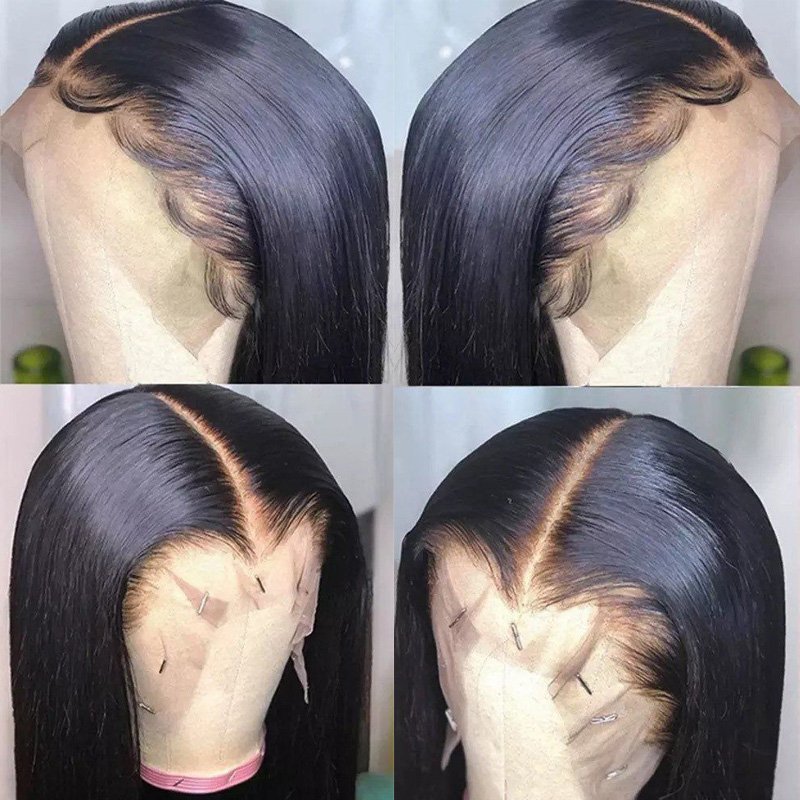 ZSF Hair Full Frontal Lace Human Hair Wigs Wholesale Brazilian Virgin Hair Lace Front Wig for Black Women Transparent Lace Wig