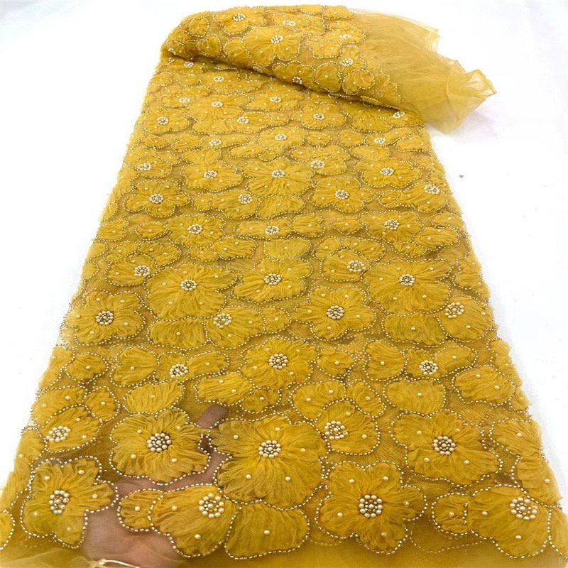 lowers bridal embroidery fabrics wedding dress low price beaded lace fabric for party dress