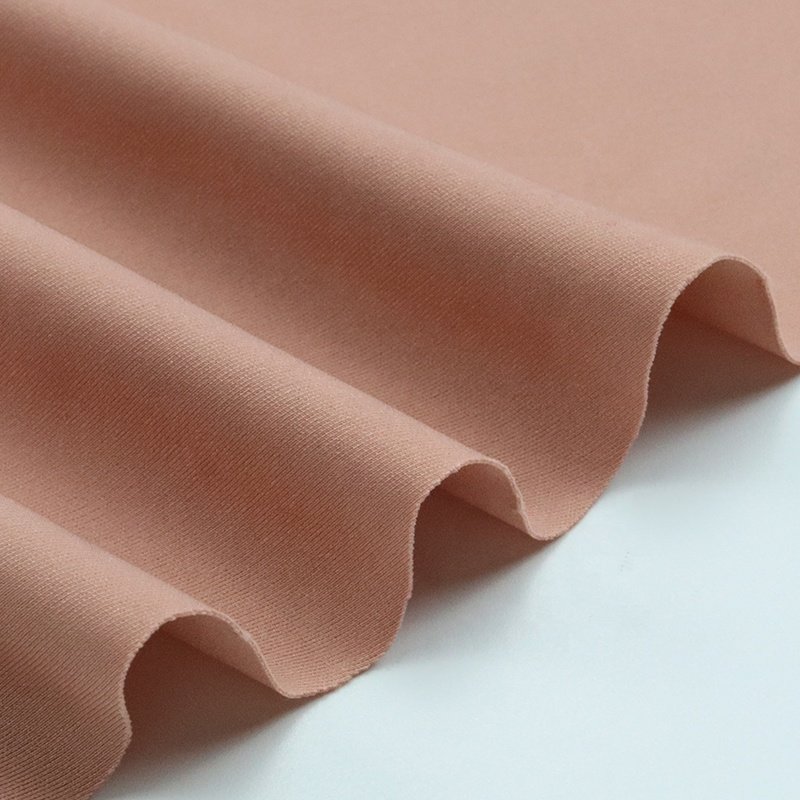 Nylon 60% Spandex 40% Matte Sandwich Air Layer Four Sided High Elastic Knit Fabric Sports Coat Top Casual Wear Fabric