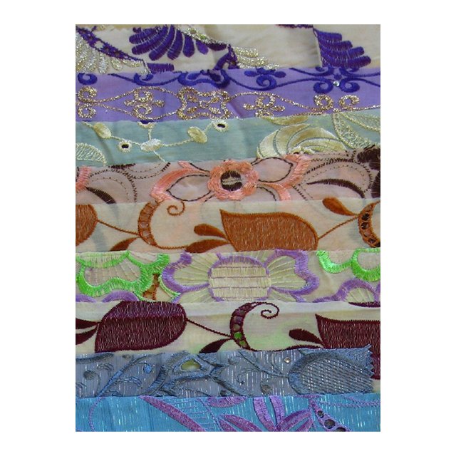 Good Product in The Korea Sell Poly Voile Embroidery Fabric Top quality fabric sturdy and excellent performance Innovative
