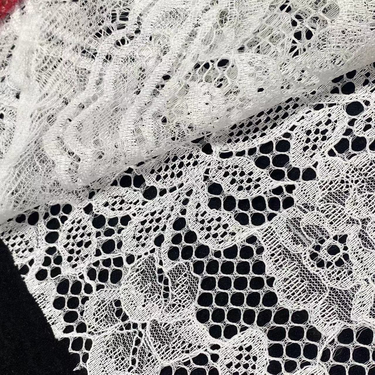 100% polyester lace fabric,Flower lace embroidery fabric,wedding dress lace fabric for women,Soft ,Multi-color custom,wholesale