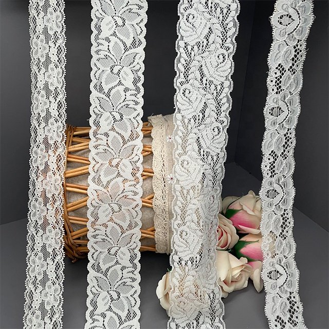 TUTON Custom Elastic French Lace 3.8/5.4/6.0 CM Trim Wholesale For Underwear