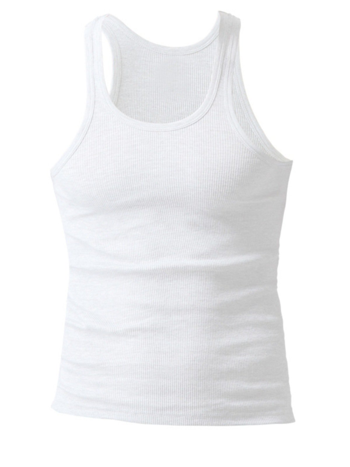High Quality Men's Cotton Rib Gym Tank Top Casual Fitness Sexy Custom Breathable Vest Top For Man Outdoor Underwear