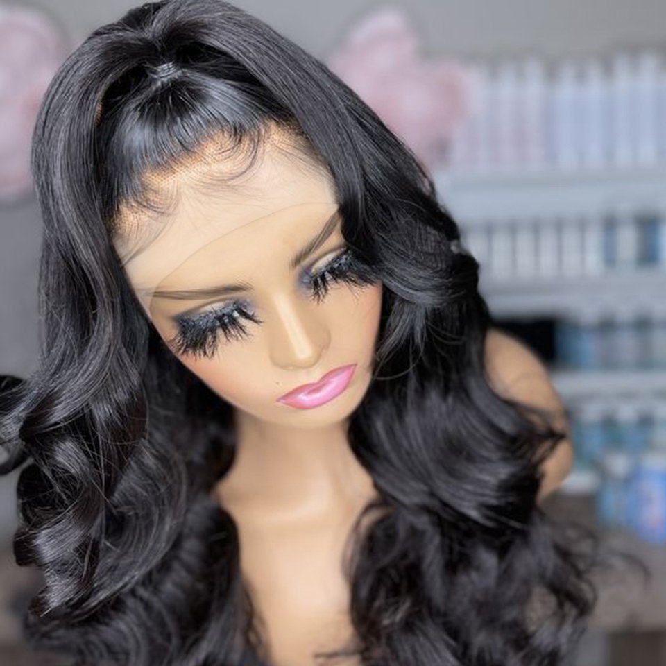 Transparent Body Wave Transparent Hd Lace Frontal Wigs Brazilian 100% Virgin Hair 360 Full Lace Human Hair Wig For Black Women